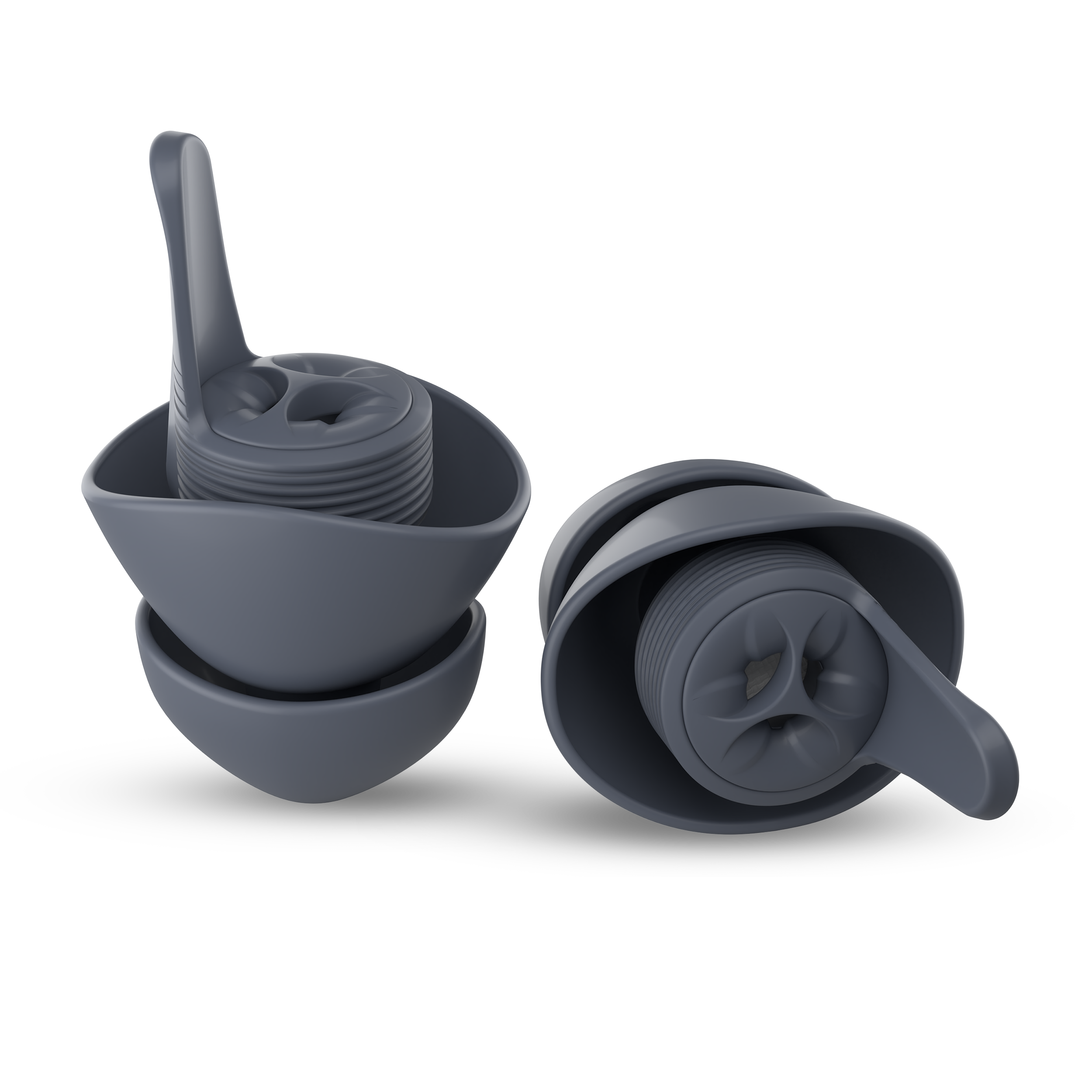 A pair of everyday earplugs in navy #color_navy