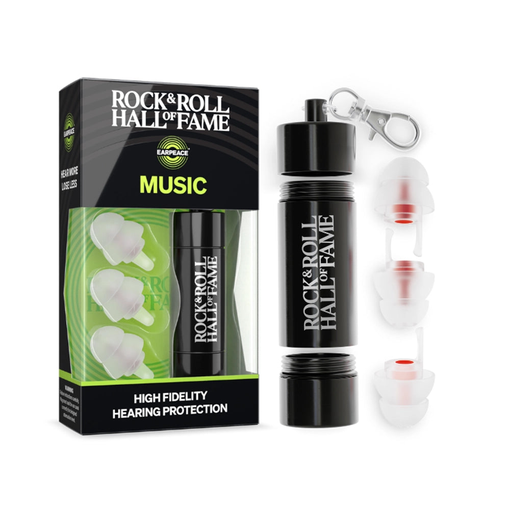 Rock & Roll Music Hall of Fame Music earplug packaging