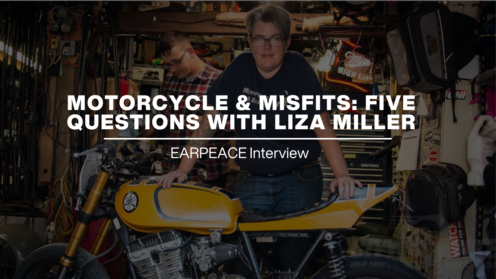motorcycle and misfits: five questions with Liza miller