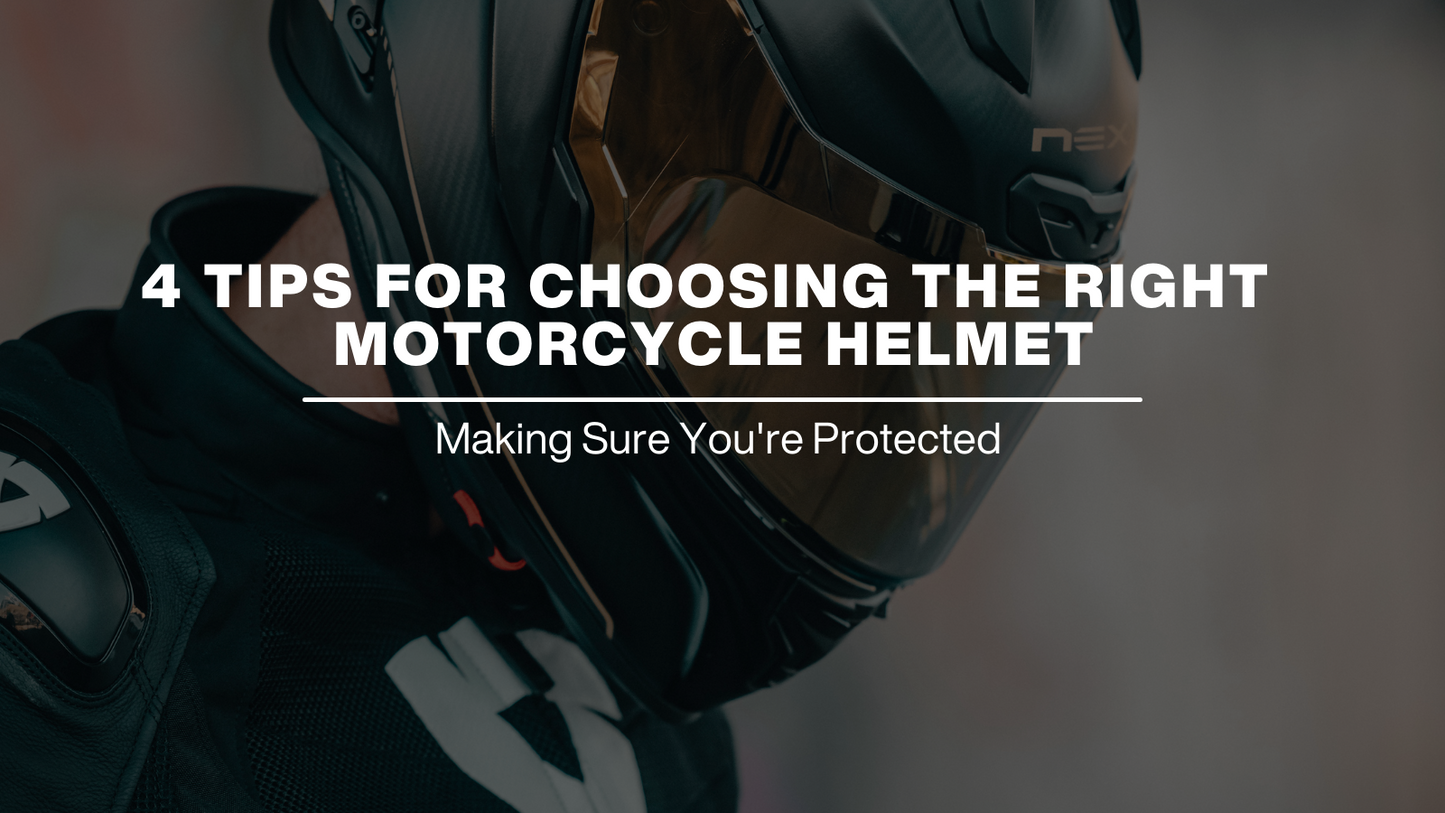 4 Tips for Choosing the Right Motorcycle Helmet EarPeace