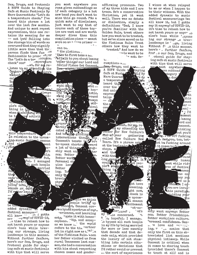 EARPEACE ZINE | SANS DANGER ET BRUYANT : Un guide NSFW sur la sécurité dans les concerts et festivals