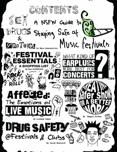 EARPEACE ZINE | SANS DANGER ET BRUYANT : Un guide NSFW sur la sécurité dans les concerts et festivals