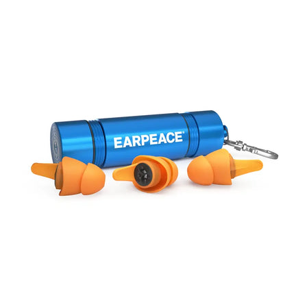 Adventure PRO earplugs and case horizontal
